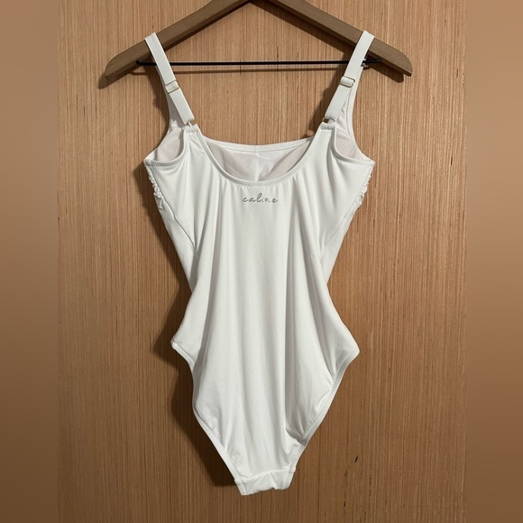 CALME by Johnny Was White Tank One Piece, Size Small (v) - Picture 3 of 8